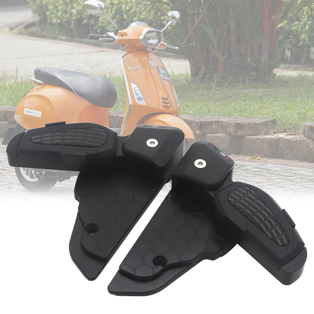 Складная подставка для ног мотоцикла с ЧПУ опорные педали скутера Vespa Primavera Sprint 150