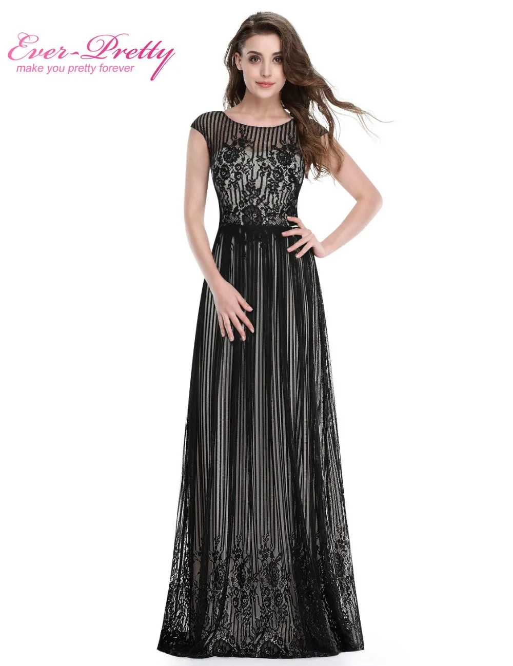 Long Formal Evening Dress Ever Pretty HE08828 Plus Size Evening Dress