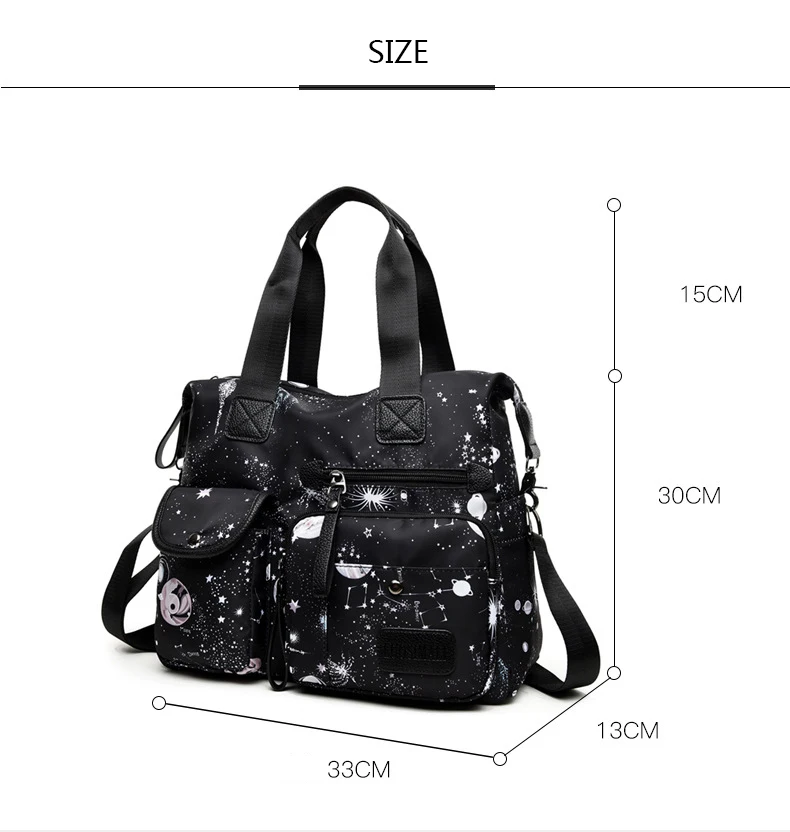 Lxxu новая детская сумка для подгузников звездное небо внешний вид Оксфорд и нейлоновый материал максимальный вес 20 кг удобная модная сумка