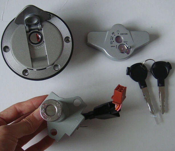 Original Stels Flame200 motorcycle lock set,main switch,,keys,ignition