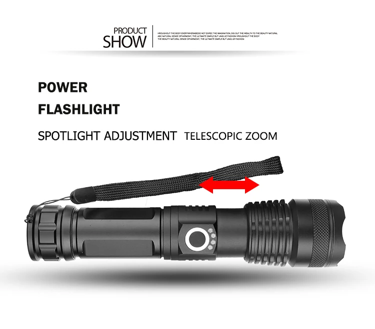 usb zoom led tocha xhp70 xhp50 18650