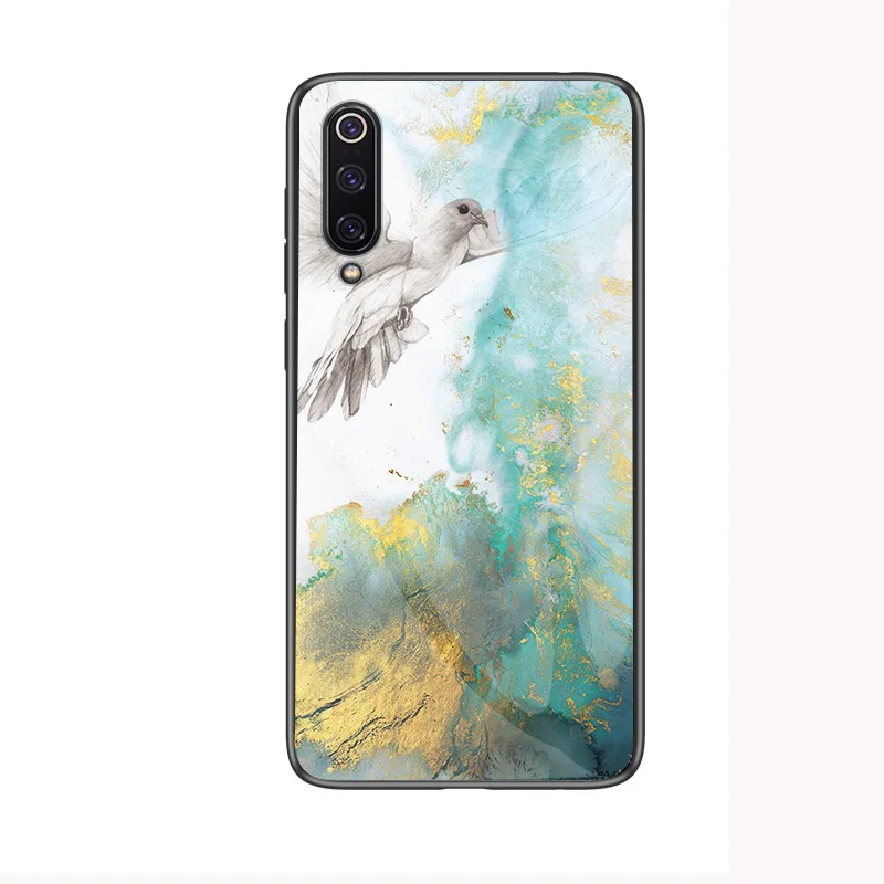 2 Градиентные цветные Чехлы для samsung Galaxy A50 A30 A20 A10 M30 M20 M10 мраморная стеклянная крышка для samsung Galaxy A70 A7 - Цвет: 2