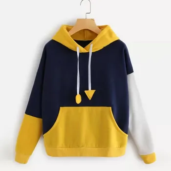 

2018 New Autumn Winter Womens Hoodie Sweatshirt Long Sleeve Jumper Hooded Pullover Tops Female Jumper Women Tracksuits
