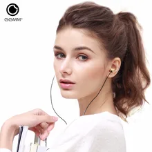 Wholesale GGMM Metal Earphone Headset In-Ear Earphone Bass Noise Canceling Stereo Sound Earphones With Microphone DJ MP3 Player Headsets