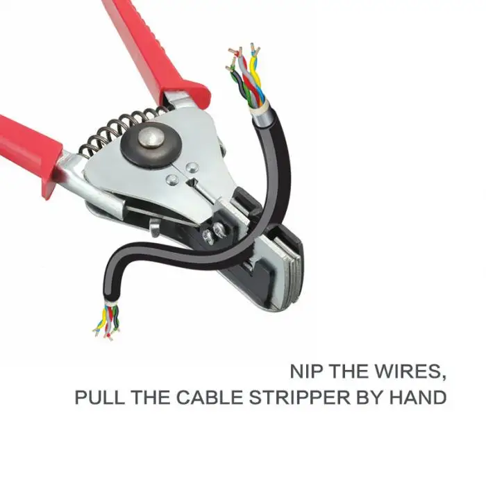 Автоматический инструмент для зачистки проводов, обжимные плоскогубцы, многофункциональный инструмент, прочный и надежный саморегулирующийся LB88