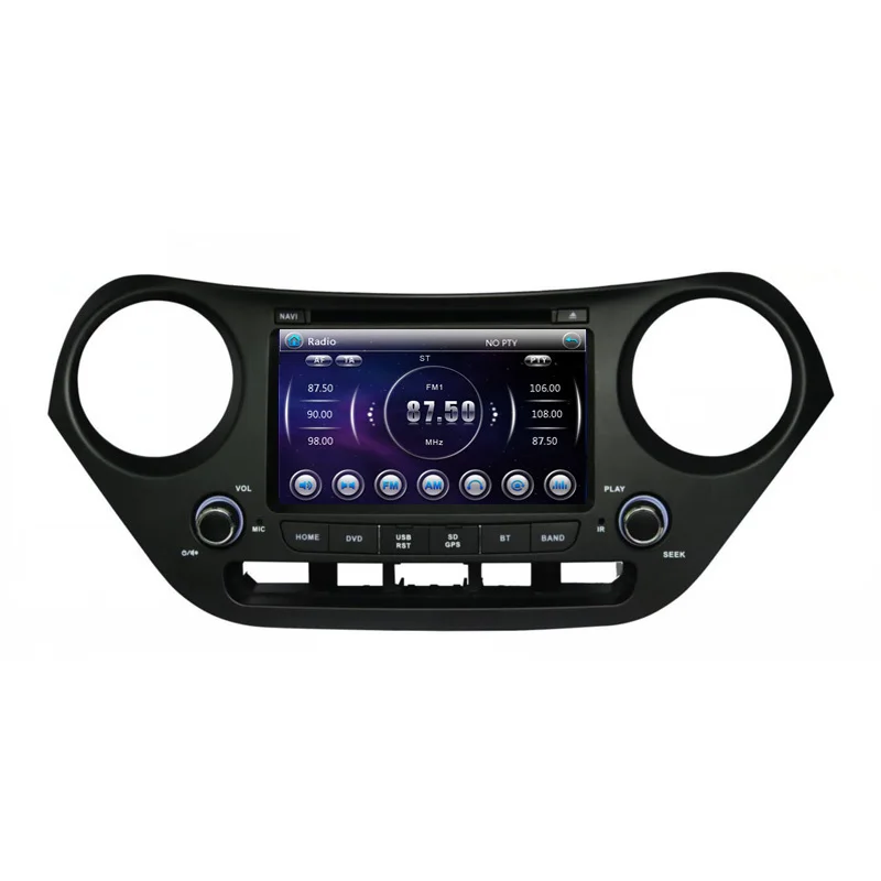 Flash Deal 8 inch HD Car DVD Player with GPS Navigation system for HYUNDAI i10 2014 2015 2016 2017 Map Bluetooth RDS Can Bus Radio AM 2