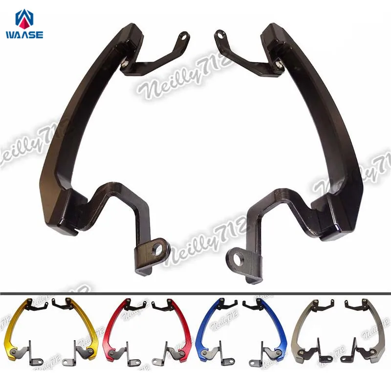 Waase لياماها MT-07 MT07 FZ07 FZ-07 MT FZ 07 2014 2015 2016 2017 الخلفية انتزاع القضبان الخلفية مقعد المقعد الخلفى الركاب انتزاع السكك الحديدية مقبض