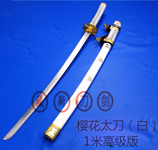 S0456 Аниме HAKUOUKI JINTACHI Сакура Тачи самурайский меч с белыми ножнами 41&quot|sword sword|swords