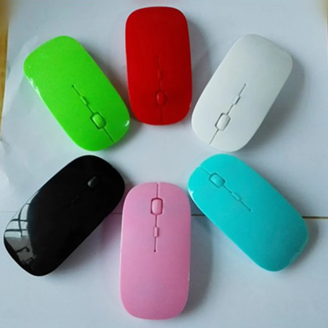

NOYOKERE Ultra thin 2.4G Wireless Mouse Ergonomically DPI Adjustable USB Receiver for Laptop Desktop Ultrabook