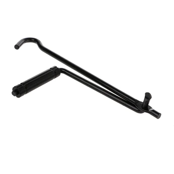 

Car Metal Handle Scissors Jack Wrench Auto Truck Black Durable Wheel Repair Tool chongxindingjia-20