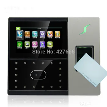 

ZK TCP/IP 125Khz Card and Fingerprint Time Attendance With Access Control Terminal ZK Face Time Clock IFace702