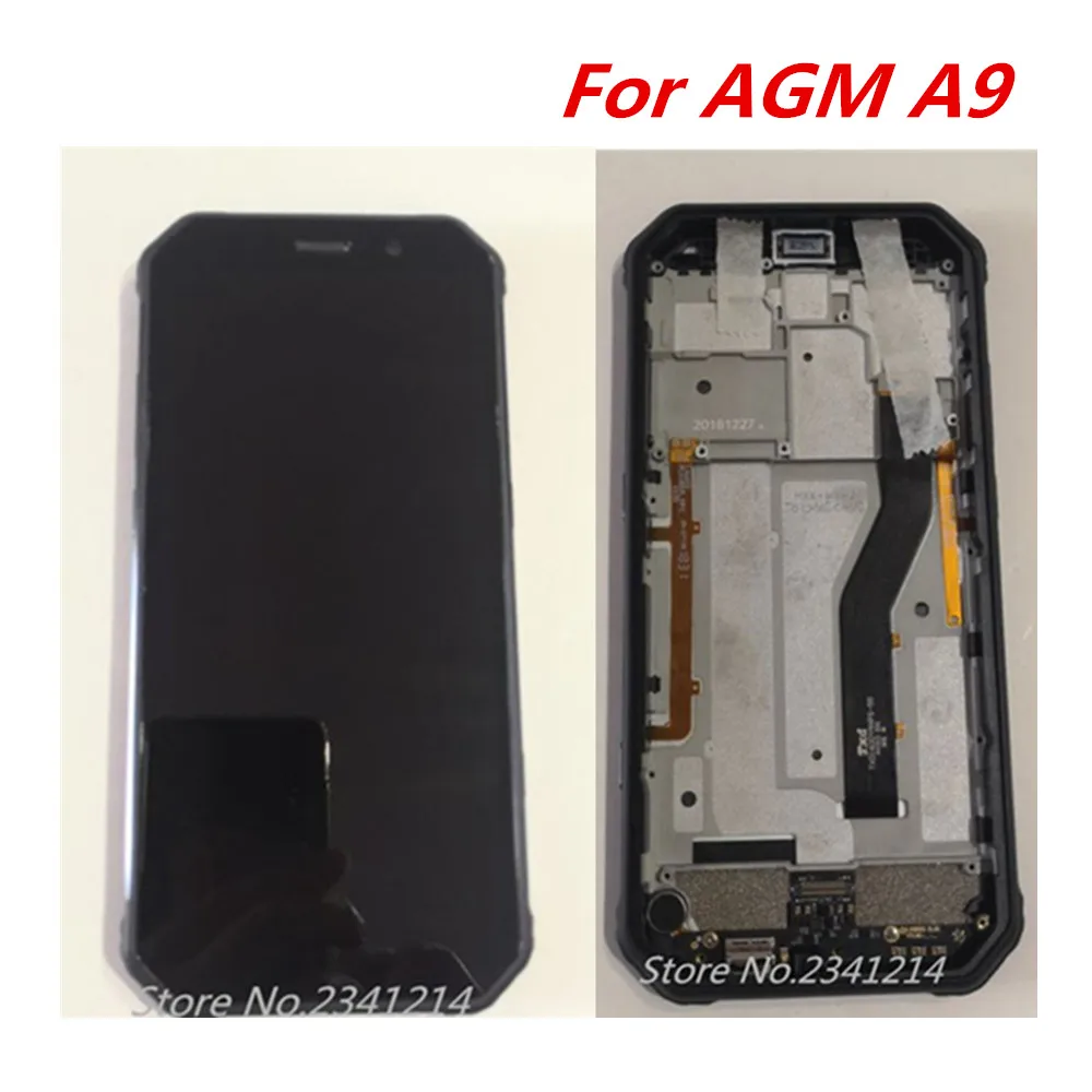 

Repair Tools+New For AGM A9 5.99'' 2160*1080 IP68 LCD Display Digitizer With Usb Board Motor + Touch Screen Assemblely Glass