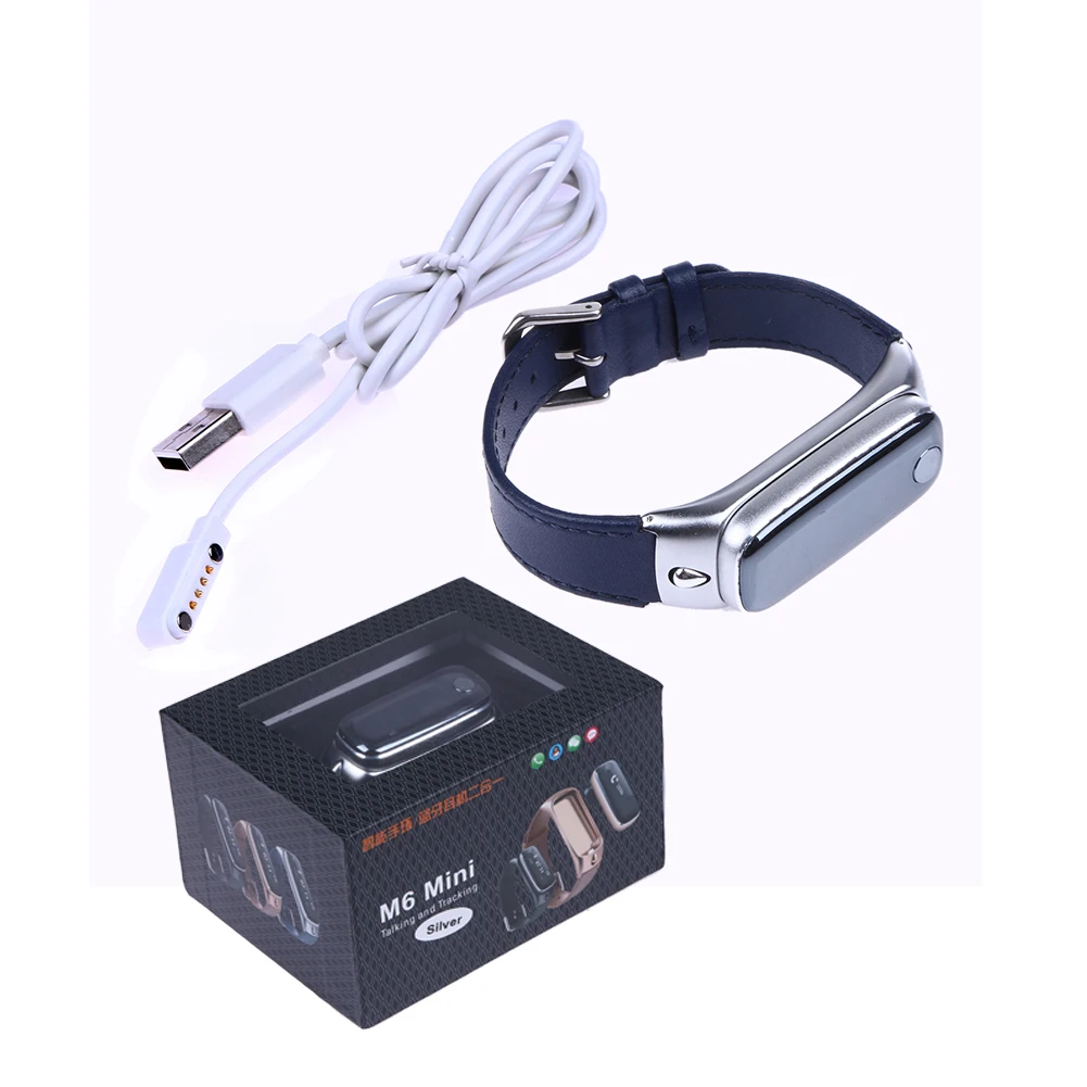 

M6 Smart Watch Sports Smart Bracelet Band Bluetooth 4.0 Headsets Sleep Monitor Fitness Tracker for IOS Android Phone