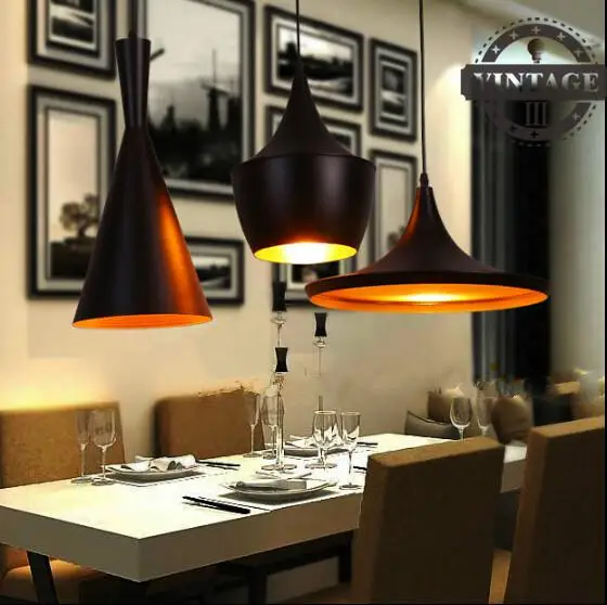 

VintageIII Copper shade Chandelier Lights ,ABC(Tall,Fat and Wide) ,3PCS/lot,E27 design Pendant Lamp Beat Light AC110-240V