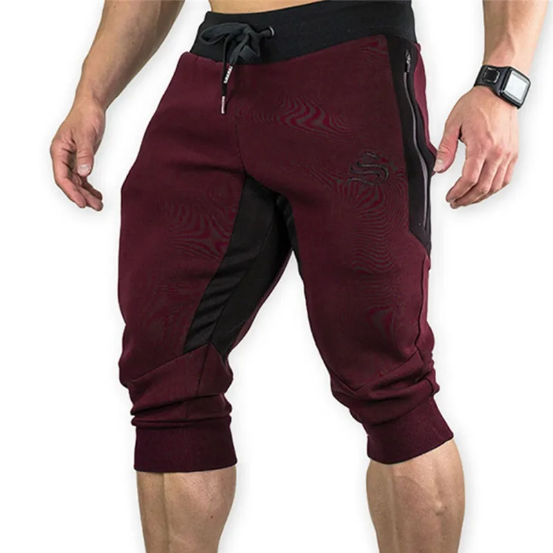 الأزياء تقسم sweatpants الرجال الهيب هوب مضحك العجل طول المسار حريم عرق السراويل اقتصاص السراويل عداء ببطء السراويل الذكور 2018 جديد