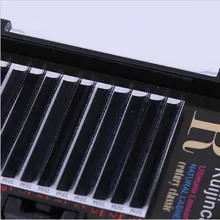 Hbzgtlad 2 слоя наложения 0,07 мм Высококачественная норка наращивание ресниц, накладные ресницы, индивидуальные натуральные ресницы