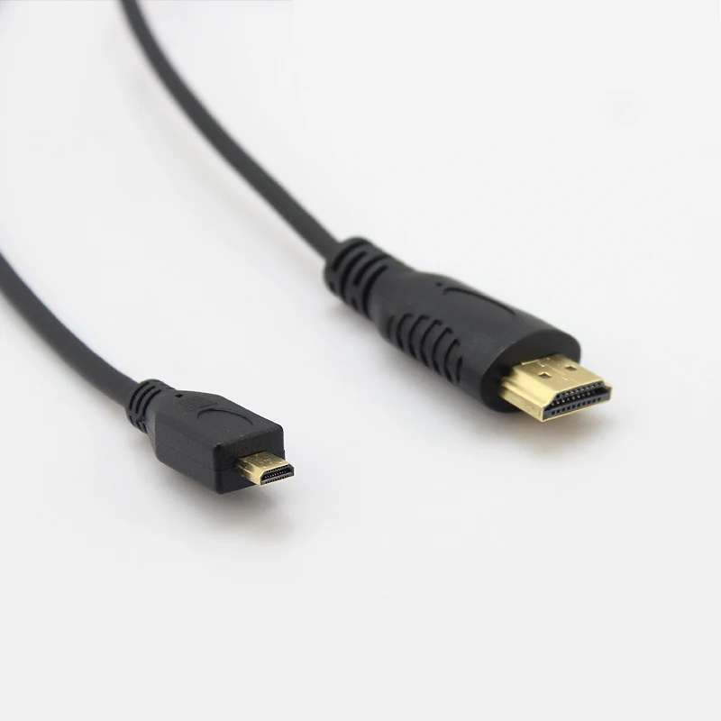 Высокоскоростной 90 см 1 м кабель Micro HDMI к конвертера M/M для экшн камеры Gopro Hero 4/3/3 plus