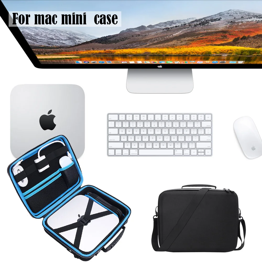 Новый дорожный Чехол для Apple Mac Mini 2020 (Новый Mini) и 2018 с отдельным пространством