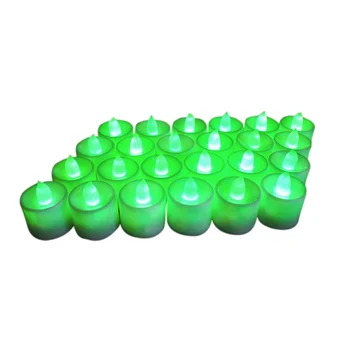 

24pcs Flameless LED Tea Light Candles Bright Flickering Battery Powered Fake Candles TN88