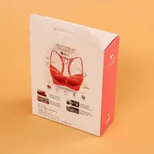 Низкая стоимость плоский пакет гофрированная крафт-бумага подарочная коробка Заказная упаковочная коробочка для косметики- PX10181