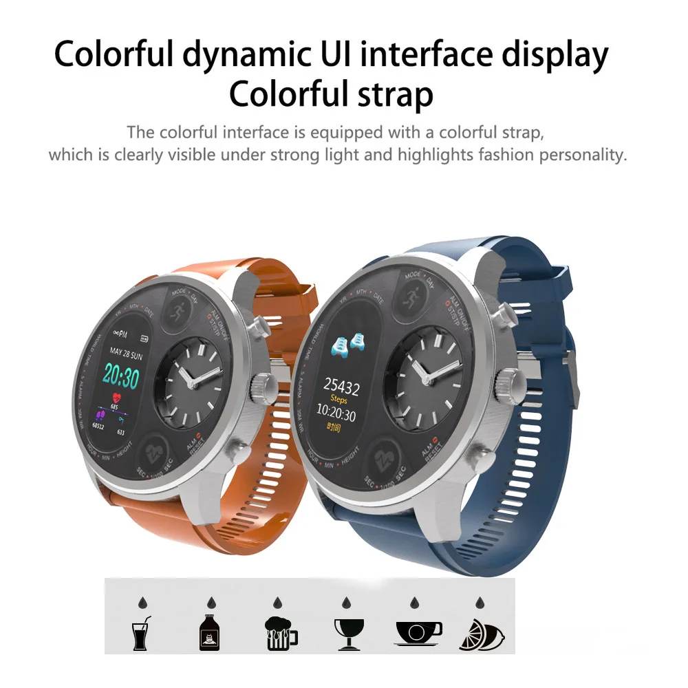 COLMI T3 Sport Hybrid Smart Watch Standby 15 Days Stainless Steel Fitness Activity Tracker IP68 Waterproof BRIM Smartwatch Men