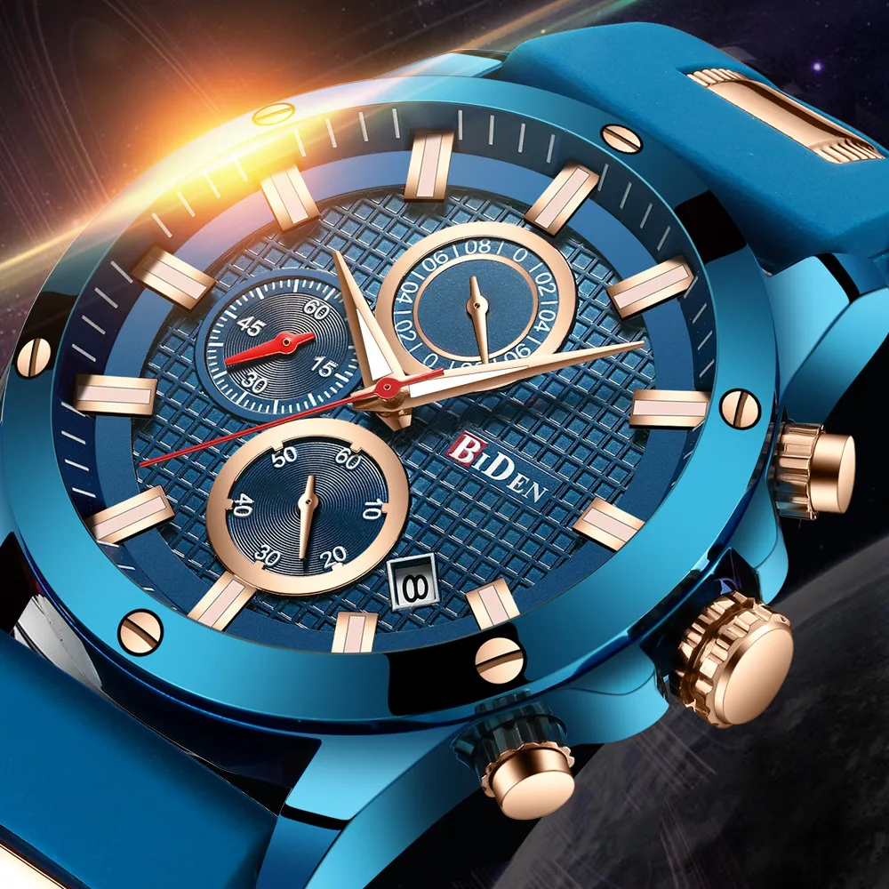 BIDEN-Top-Brand-Luxury-Blue-Theme-Quartz-Watch-Men-Waterproof-Silicone-Strap-Sport-Military-Wristwatch-Fashion