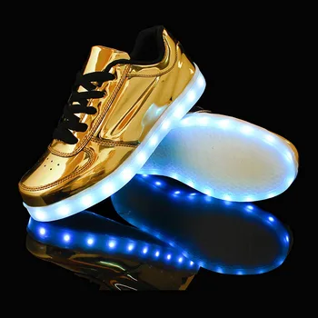 

Fashion The True Light Shoes Manufacturers Selling LED Lamp USB Charging Colorful Cortez Lovers Of Golden Light Shoes 5-3/9-5