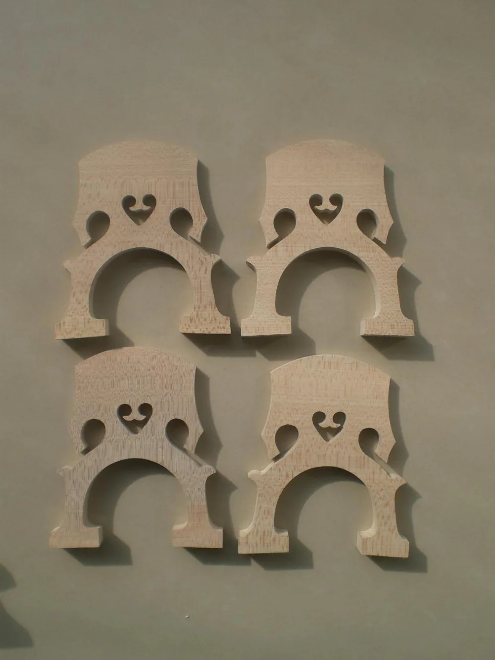 

4 PCs Best Quality Cello Maple Bridge 4/4 Recommended French Style Cello Bridge