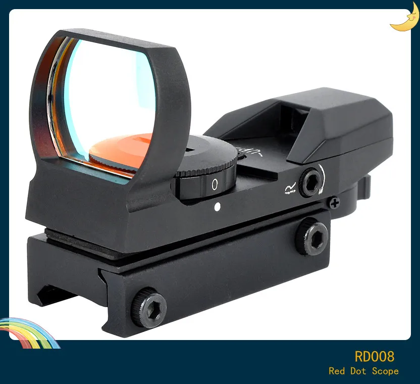 Free Shipping 1X22X33 Tactical Sight Multi Four Reticles Holographic