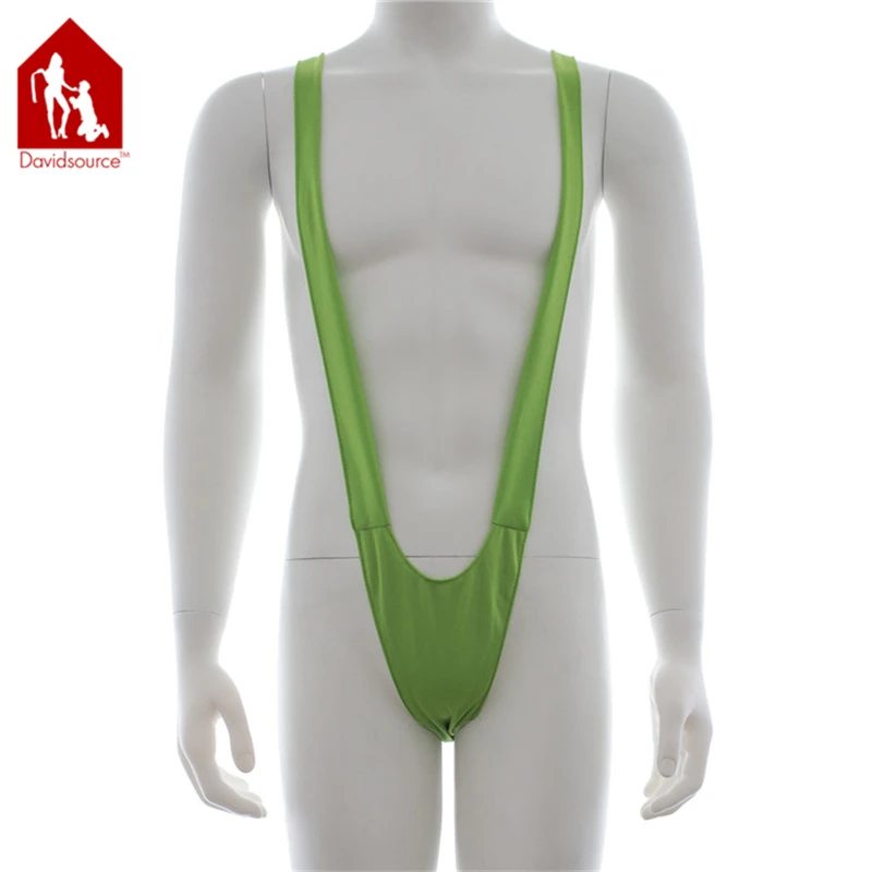 Davidsource V-образный Mankini эротический костюм борца T-Back стринги Для мужчин Эрогенные