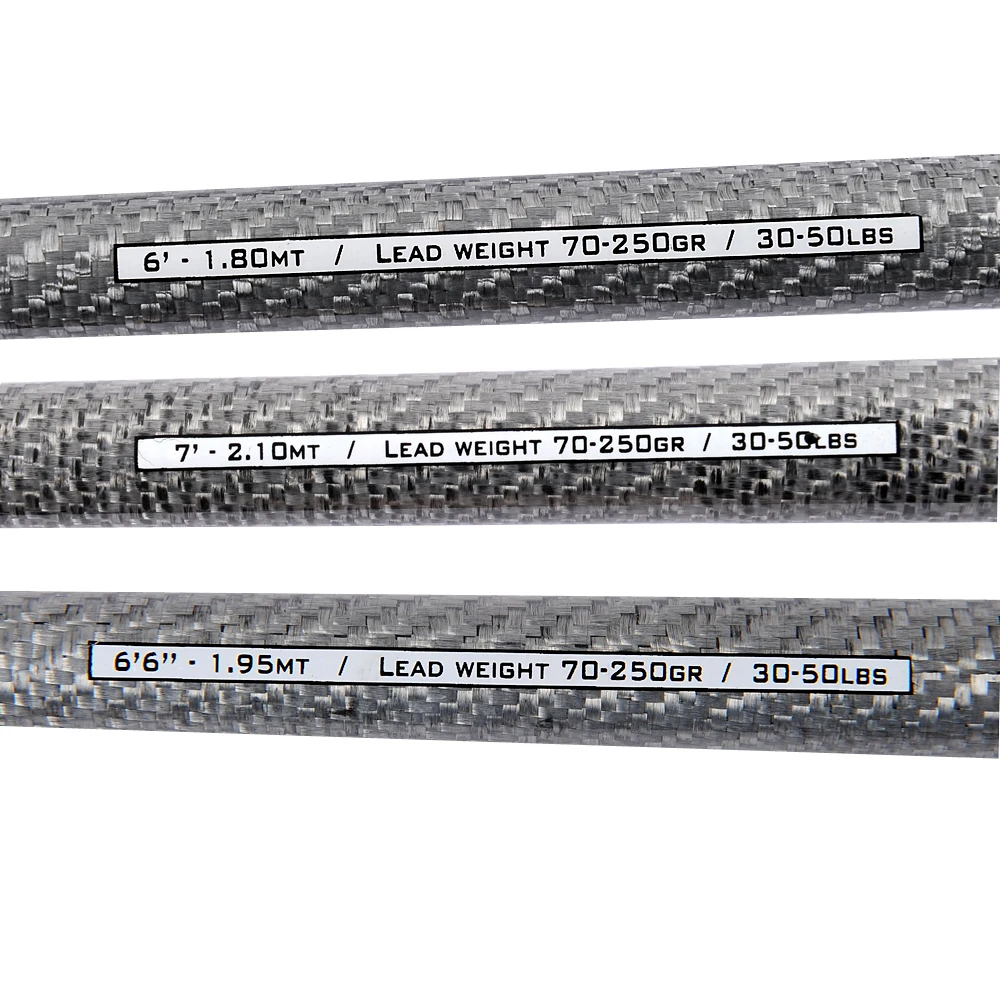  Fiblink Portable High Carbon Spinning Rod 1.8/1.98/2.1/2.4m 3 Section Heavy Spin Rod Saltwater Sea 