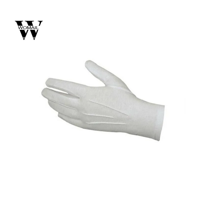1Pair White Formal Gloves Tuxedo Honor Guard Parade Santa Men