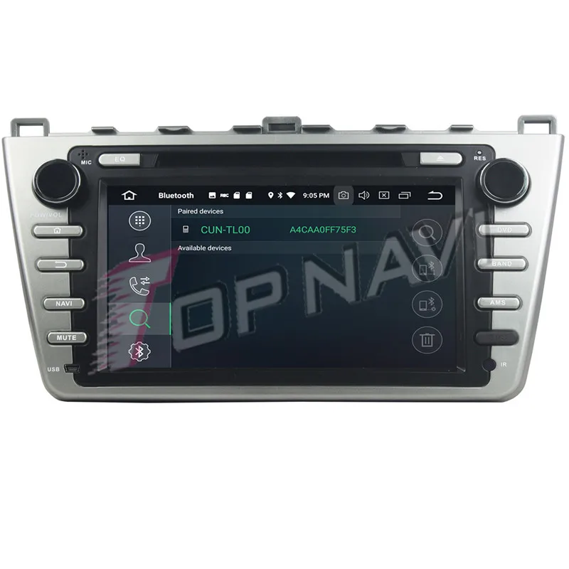  TOPNAVI Octa Core Android 9.0 Car GPS For MAZDA 6 Mazda 6 Ruiyi Ultra 2008 2009 2010 2011 2012 DVD 