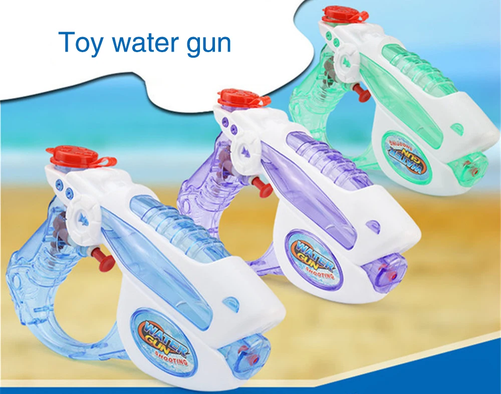 Детская игрушка водяной пистолет 18 см Пластиковый Летний пляжный игровой водяной пистолет крутой мальчик игрушка родитель-ребенок обмен Спорт на открытом воздухе 971