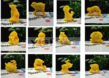 

Chinese Zodiac Salt Carving / sculpture / Agar Carving Mold Silicone Sugar Mould baking tools