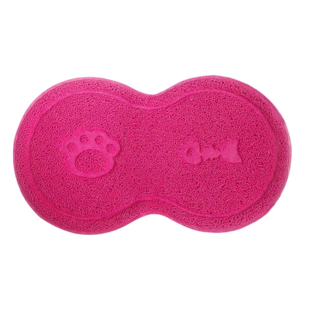 Pet House Cat Bed Mat Nest non-slip Place Mat for Dog and Cat Bowls 45x 25 cm- New Cat Litter Mat Cama Gato Dog Bed Mascotas - Цвет: Hot Pink