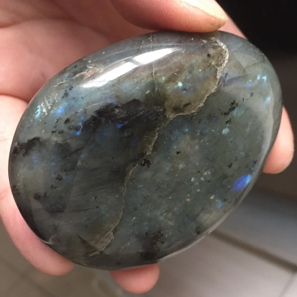 Г 162 г натуральный Лабрадорит полированная галтованный камень Рейки Исцеление камень кварцевые продукция из кристаллов