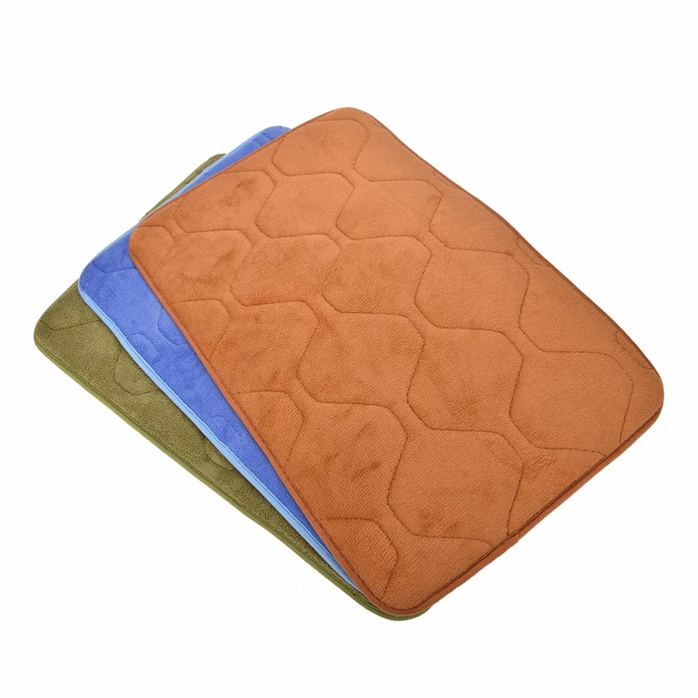 40cmx60cm Kitchen Floor Non-slip Absorbent Memory Foam Mat Square Coral Velvet Bathroom Shower Bath Mat Rug Sanitary Ware Suite 40cmx60cm Kitchen Floor Non-slip Absorbent Memory Foam Mat Square Coral Velvet Bathroom Shower Bath Mat Rug Sanitary Ware Suite