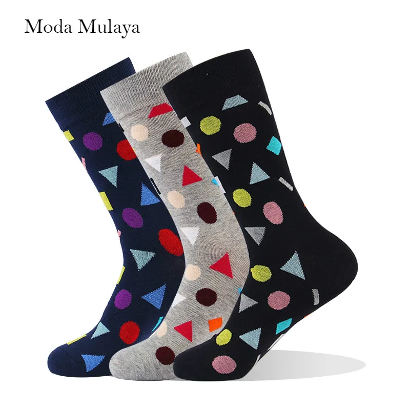 

2019 Men's Happy Socks Men Thermal 100% Cotton Funny Man Sock Casuual Colored Novelty Calcetines Hombre Divertido Gift for Men