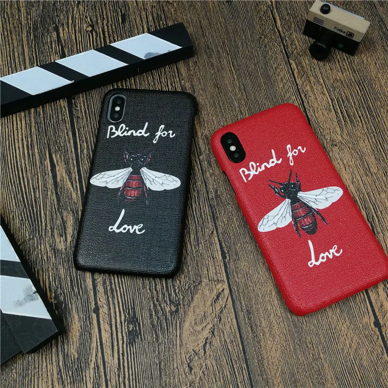 

Luxury brand GG bee hard phone cover case for samsung galaxy s10 s9 s8 plus s10e note 8 9 leather fundas coque capa note8 note9