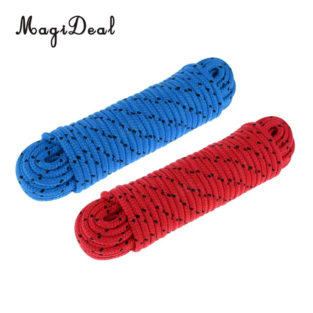 20m Multi Braided Emergency Rappelling Rock Climbing Rope Strap 500Kg Load