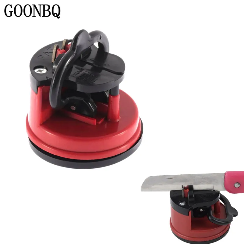 

GOONBQ 1pc Knife Sharpener Professional Manual Sharp Chef Kitchen Damascus Knives Sharpening Tool Scissors Sharpener