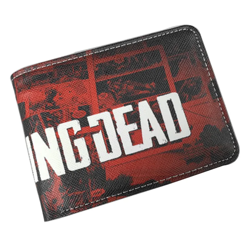 

New Arrival Men Wallets Walking Dead Short PU Leather Big Capacity Purse Man Boy Gift Money Bags Dollar Price Card Holder Wallet
