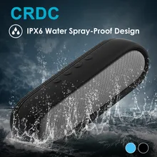 CRDC Quality Dual 5W Stereo Wireless Bluetooth Speaker Super Bass Waterproof Portable Outdoor Loudspeaker for iPhone Xiaomi etc