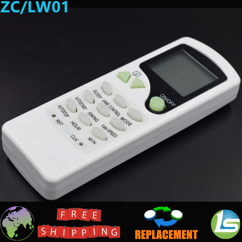 

Remote Control ZC/LW-01 Replace ZH/LW-01 ZH/LW-03 For AC air conditioner Chigo / Blueway / Ager / TOYOCOOL / carrier / Split E