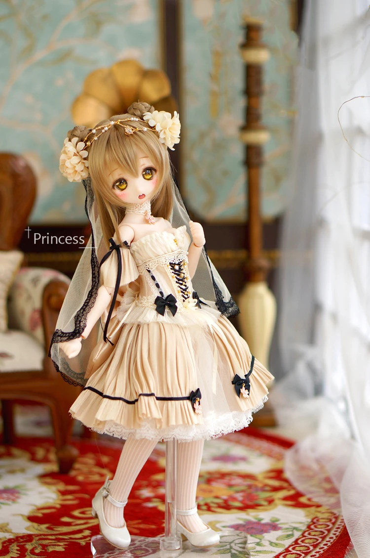 1/4 тонкий sd bjd кукла ткань красивое ретро платье Косплей Костюм для BJD Кукла