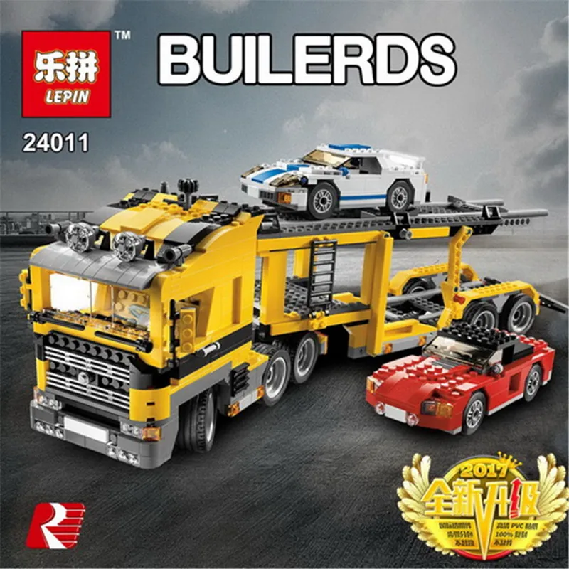 

Lepin 24011 Technic Series The Three in One Highway Transport Set Educational Building Blocks Brick Toys Model Child Gift 6753