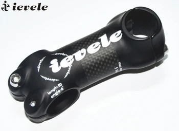 

ievele aluminum carbon fiber riser road Stem carbon fiber Bicycle ultra-light MTB Stem carbon handlebar 28.6-25.4MM 6 degree