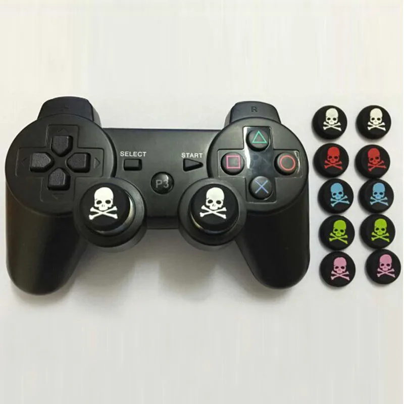 2шт Череп рукоятка пальца шапки геймпад чехол для джойстика sony playstation 3 4 PS3 PS4 Xbox One