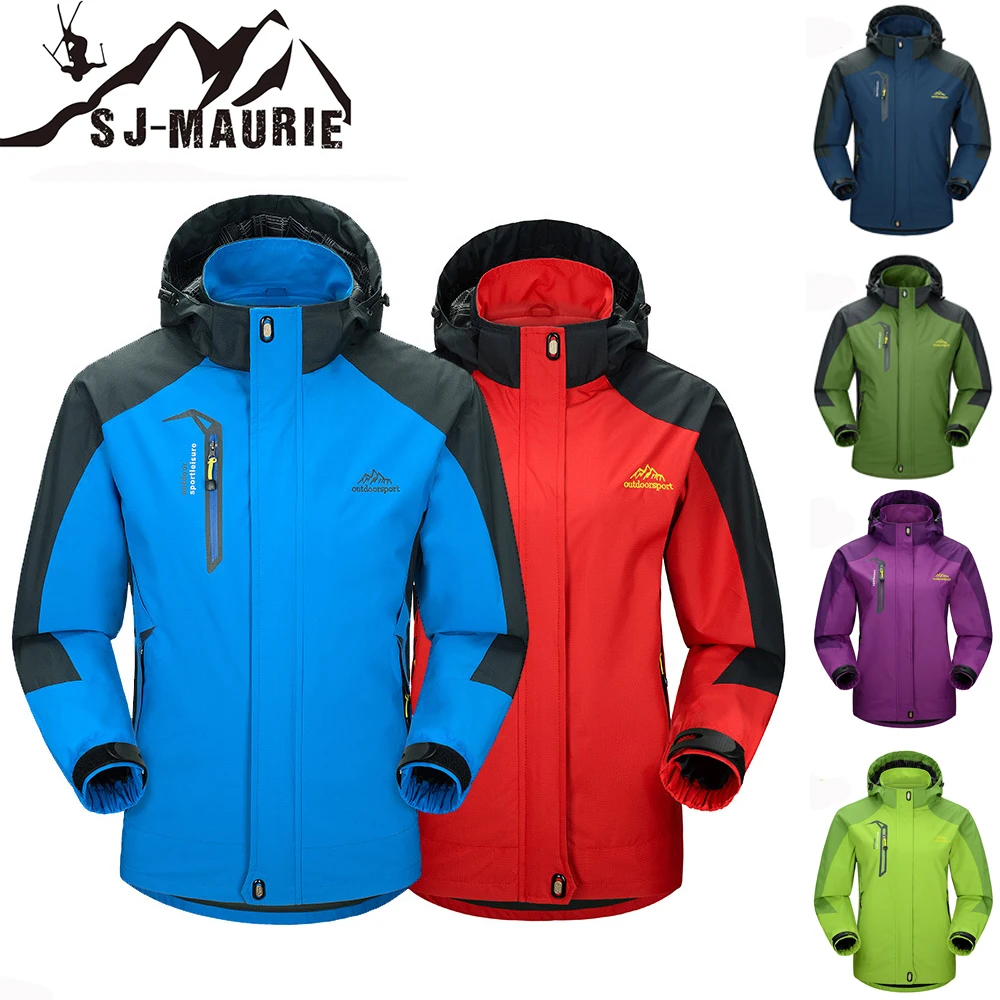 

SJ-Maurie Super Warm Winter Hiking Outdoor Trekking Camping Jackets Fishing Skiing Winter Men & Women Softshell Fleece Overcoat